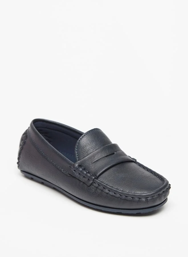 LBL by Shoexpress Boy's Solid Slip-On Loafers Ramadan Collection