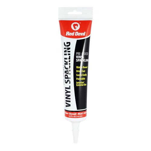 Red Devil 0615 Pre-Mixed Vinyl Spackling, 5.5 Oz. Squeeze Tube - Image 1