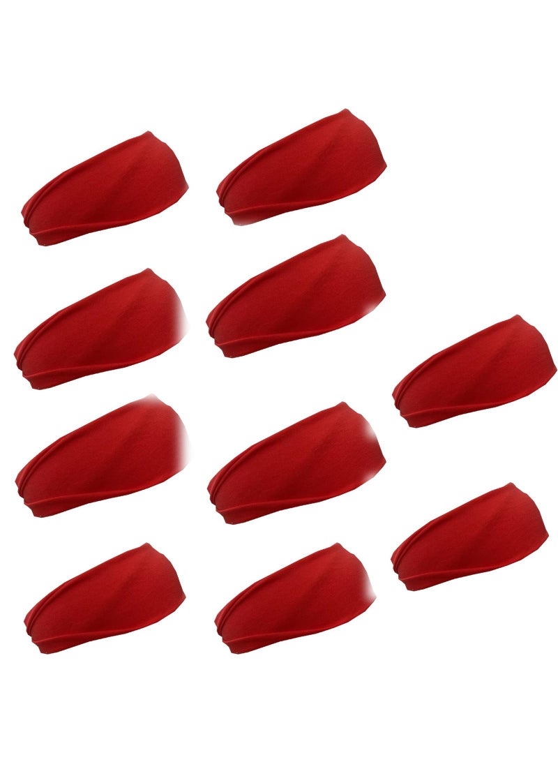 Y&D 10 Piece Sports Sweat Absorbent Running Fitness Headband  - Image 1