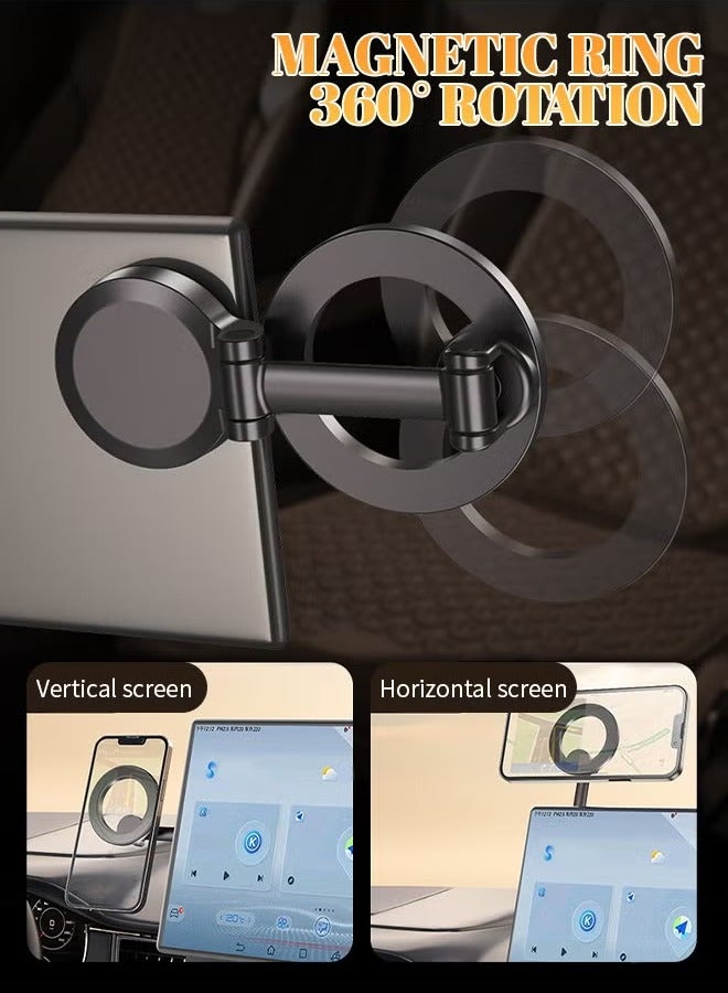 URBBKING Car Phone Holder Mount with 360° Rotation, Foldable Support, Compatible with i Phone 15/14/13/12 Series, Galaxy S22 S21 Z Flip 4 5 - Image 2