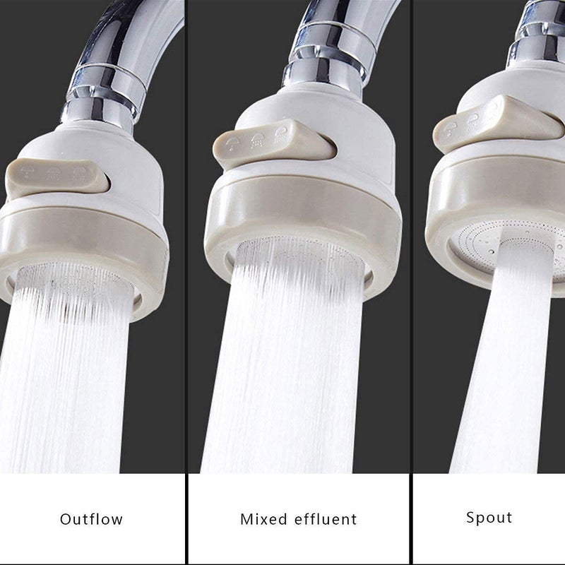 ABS Silicone and Stainless Steel 360 Degree Rotating WaterSaving Pressurizing Kitchen Accessories Sprinkler Faucet  - Image 5