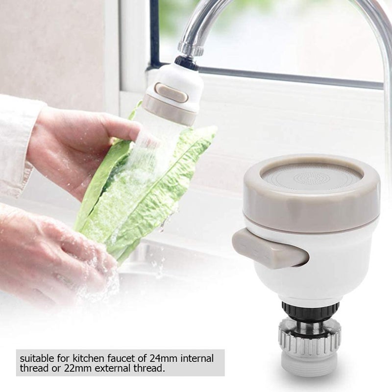 ABS Silicone and Stainless Steel 360 Degree Rotating WaterSaving Pressurizing Kitchen Accessories Sprinkler Faucet  - Image 4