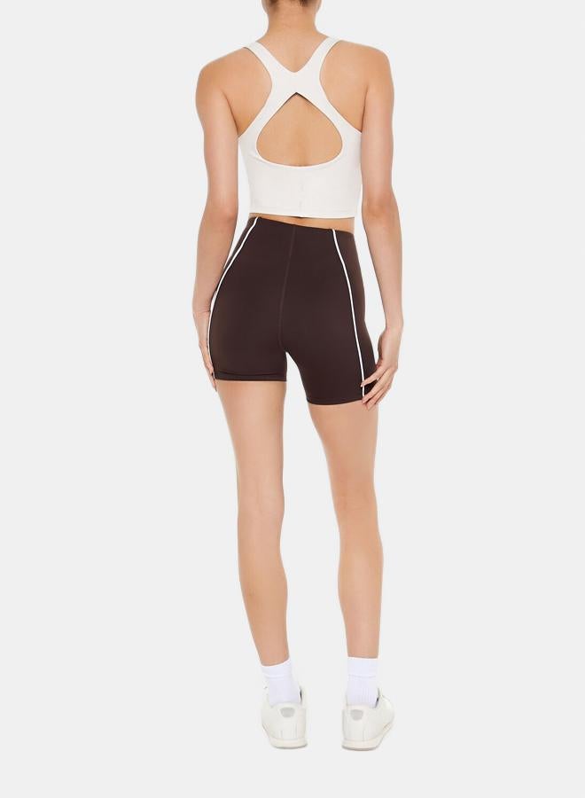 FOREVER 21 Active Piped-Trim Biker Shorts - Image 5