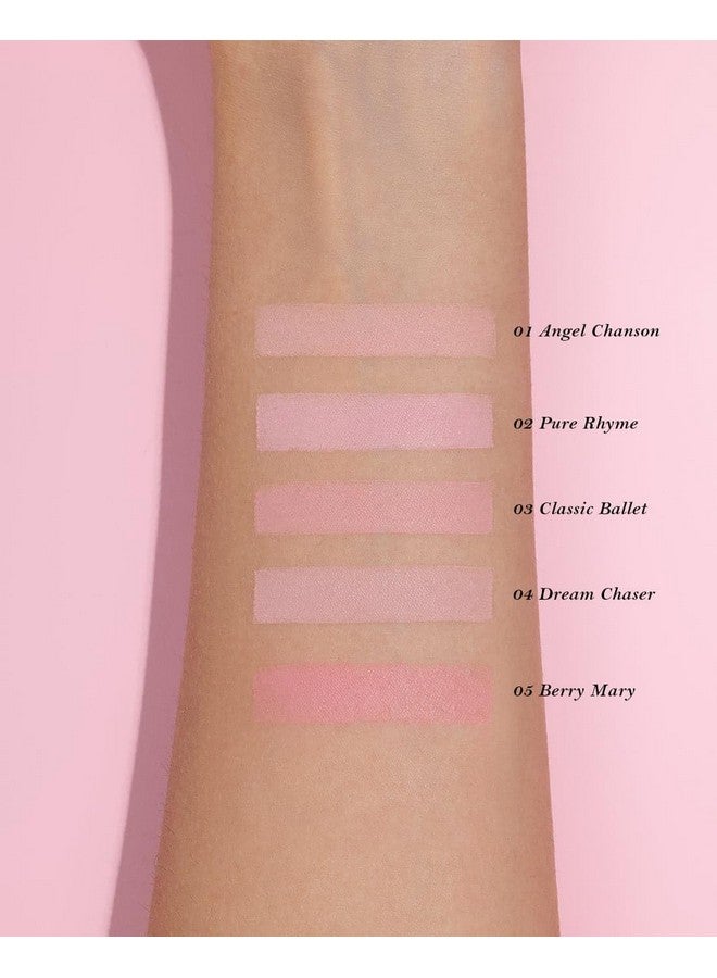 فلاور نوز أحمر خدود منقوش بنقشة الفراولة روكوكو من فلاور نوز، لمسة نهائية وردية غير لامعة، أحمر خدود قابل للبناء والدمج للخدود، ناعم ويدوم طويلاً للفتيات والنساء (05 بيري ماري، 5 غرام) - Image 2