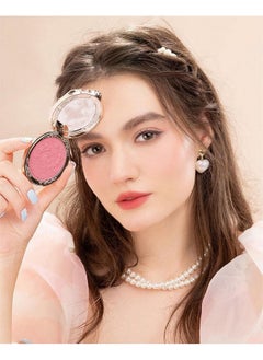 Flower Knows Flower Knows Strawberry Rococo Embossed Blush,Pink Matte Finish,Buildable & Blendable Makeup Blush for cheeks,Soft & Long-lasting for Girls & Women(05 Berry Mary, 5g)  - Image 5