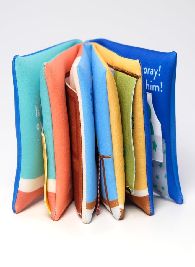 JoyCrate Where’s My Teddy? Fabric Peekaboo Books for Babies | Lift-The-Flap Soft Cloth Book for Baby 0-12 Months with Crinkle Pages | Montessori Early Learning & Sensory Development Gift for Baby Girl & Boy - Image 5