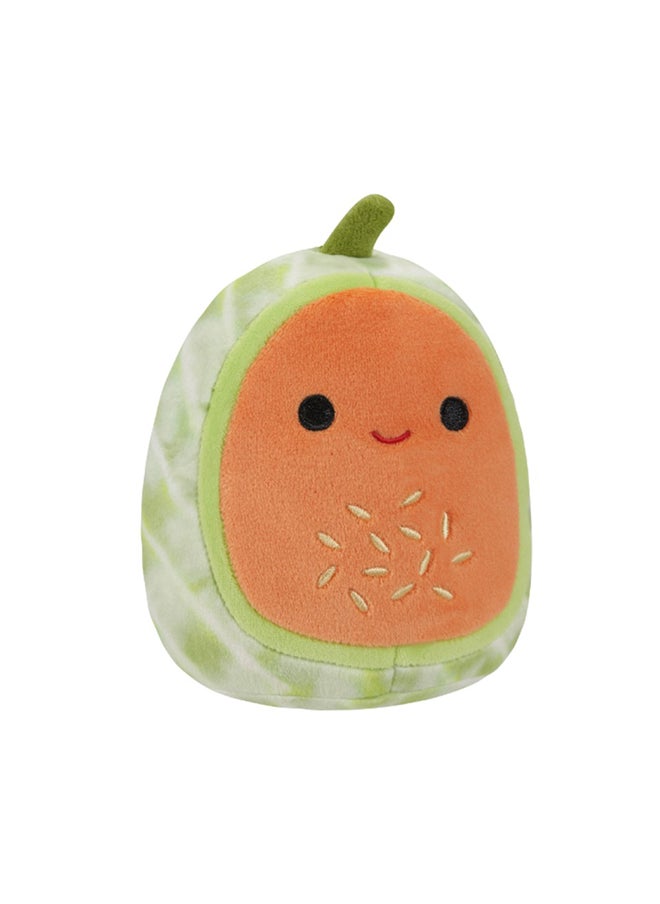 Squishmallows 5 inch Little Plush Francois Cantaloupe , Officially Licensed Kellytoy Plush Toy, Colorful Soft Toy, Gift for Kids, Girls & Boys Washable Squishy Stuff Toy Multicolor All Age  - Image 2