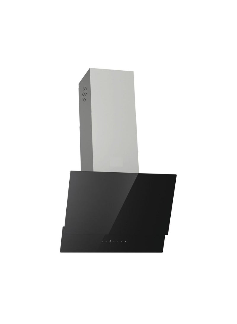 Gronje Decorative hood 60 cm Air extraction 383 m³/h stainless steel anti fingerprint and glass 3 speeds level Touch control, Washable aluminum filter with polyurethane foam PWHI648EB  - Image 1