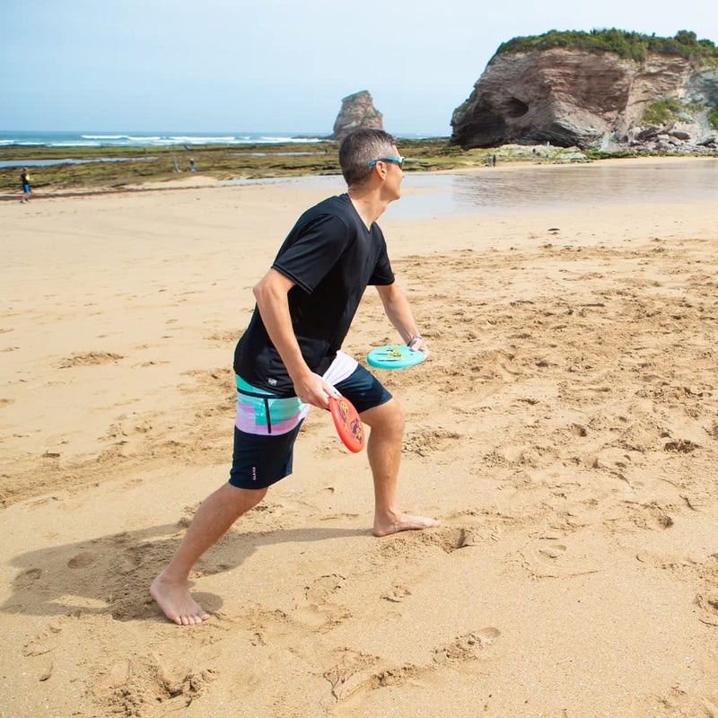 DECATHLON قرص فريسبي طائر غير قابل للكسر للأطفال والبالغين للعب في الداخل/الخارج، الشواطئ، الملعب (D90 أصفر) - Image 4