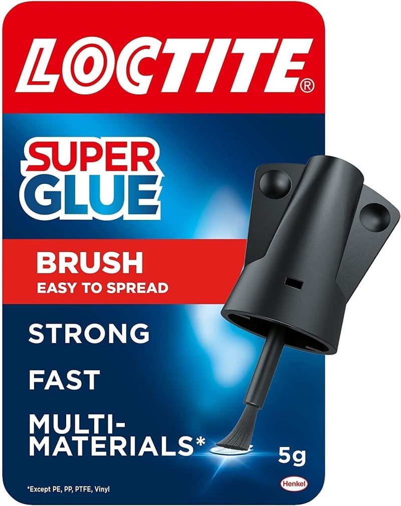 Loctite Super Glue Brush On, Superglue with Applicator Brush to ensure full coverage, Fast-Drying Clear Glue for Metal,Plastic,Wood etc, Strong Glue with Easy-Open Cap,Waterproof,Dries fast, DIY,1x5 g - Image 5