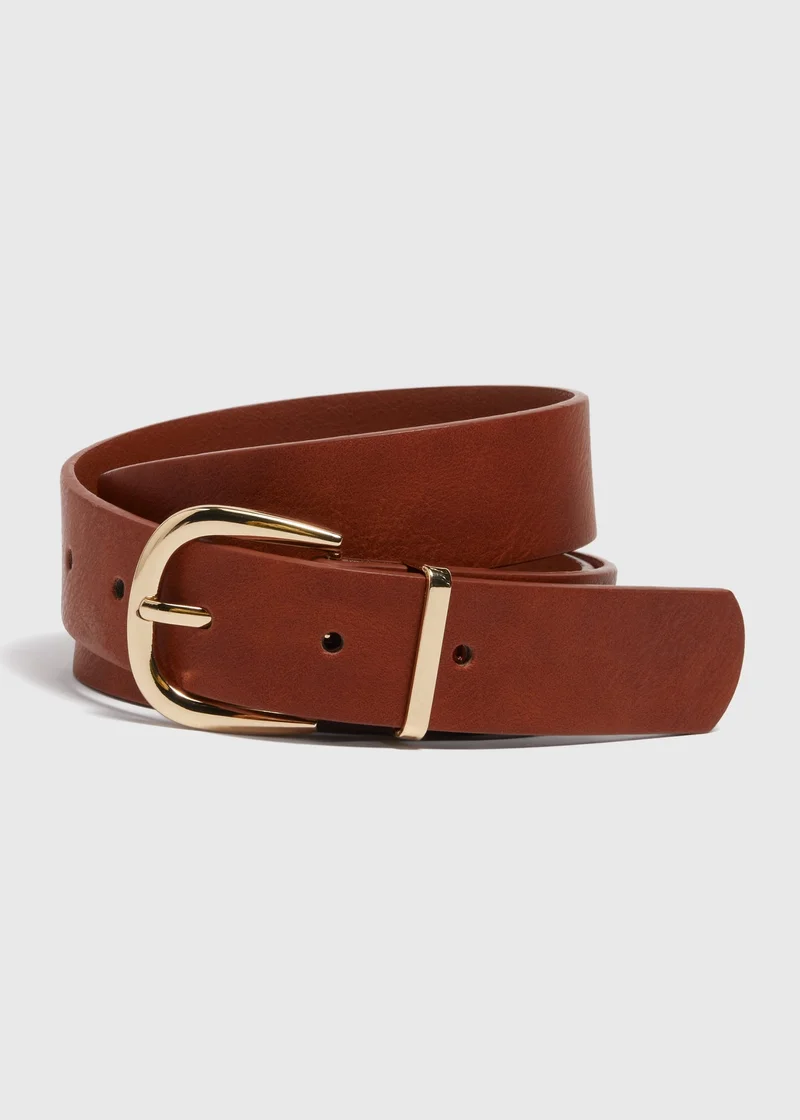 Matalan Tan Jeans Belt