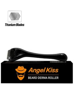 Angel Kiss Derma Roller Microneedle Roller for Face Body Beard Hair Growth 540 Titanium Micro Needles Roller for Home Use w;Storage Case  - Image 1