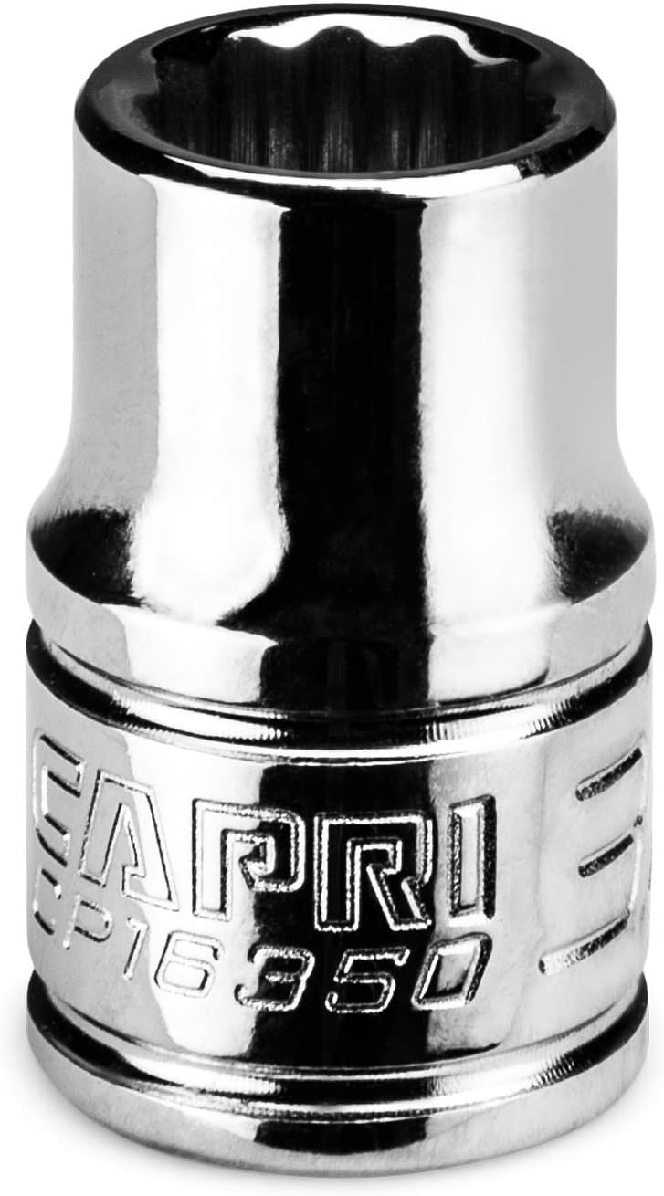 Capri Tools 3/8 in. Shallow Socket, 3/8 in. Drive, 12-point, SAE - Image 1