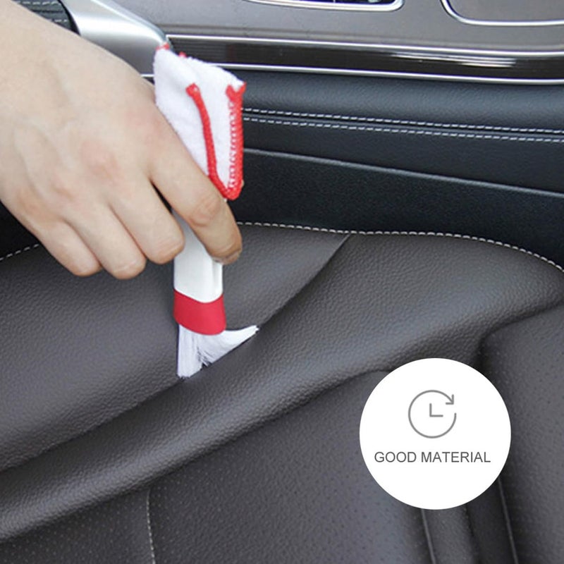 4pcs Double-Ended Car Air Vent Duster and Window Blind Cleaner Brushes, Multifunction Mini Dust Brushes for Air Conditioner Vents and Keyboard Cleaning - Image 3
