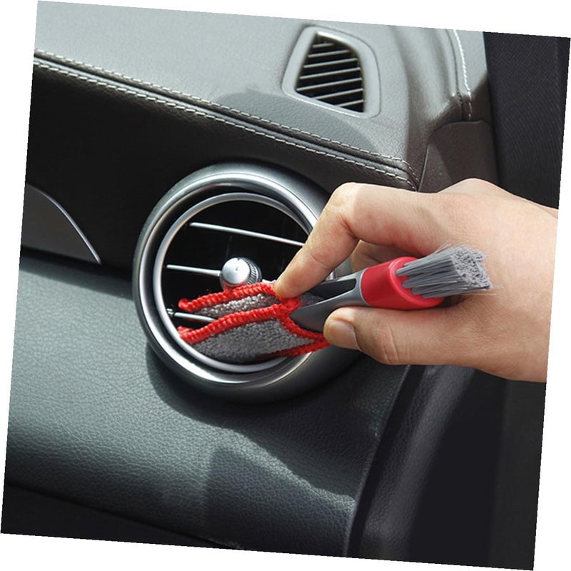4pcs Double-Ended Car Air Vent Duster and Window Blind Cleaner Brushes, Multifunction Mini Dust Brushes for Air Conditioner Vents and Keyboard Cleaning - Image 5