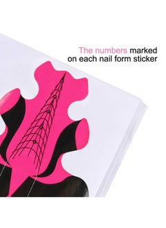 Rotekt Rotekt 100pcs Nail Forms for Nail Extension UV Paper Tray Nail Art Accessories  - Image 2
