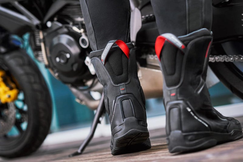 SHIMA STRATO Motorcycle Boots for Men - Vented, Lightweight Biker Riding Boots with ATOP Fast-Closure System - Image 3