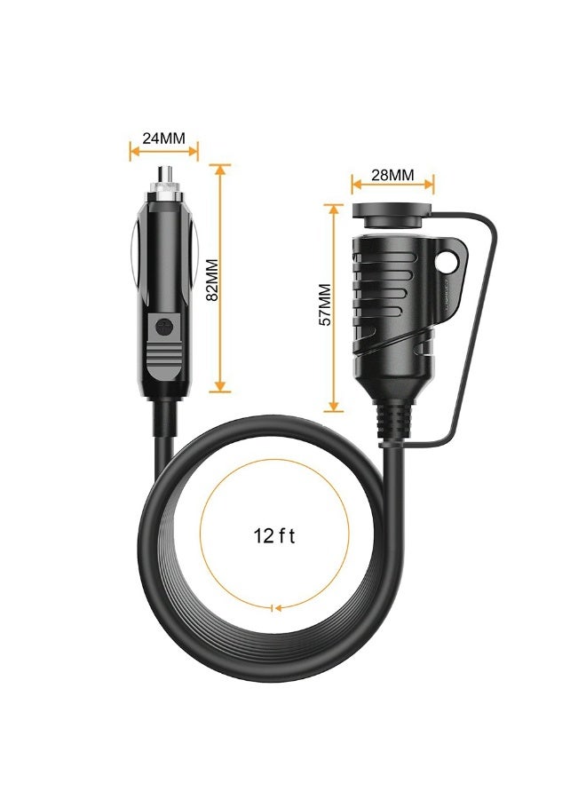 كابل تمديد ولاعة السيارة سمارتباري C804 بطول 5م 12V-24V، 15A طاقة عالية - Image 2