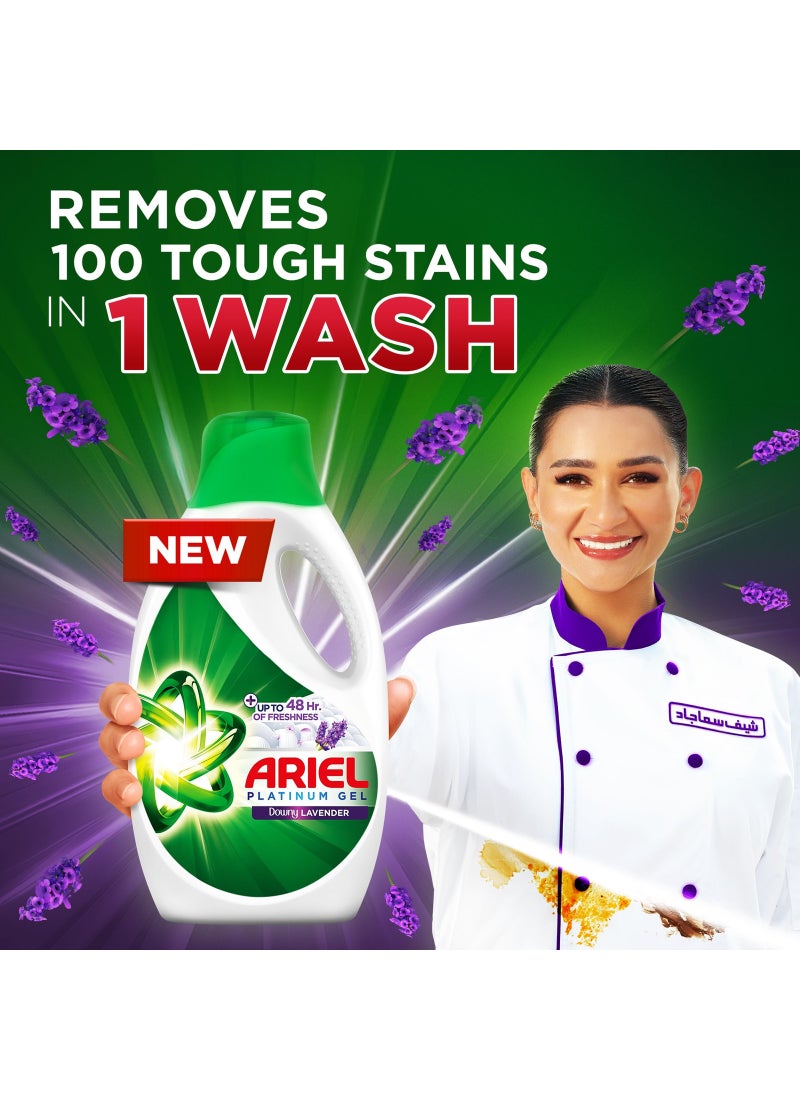 Ariel Lavender Freshness Laundry Detergent Power Gel 2.8L - Image 2