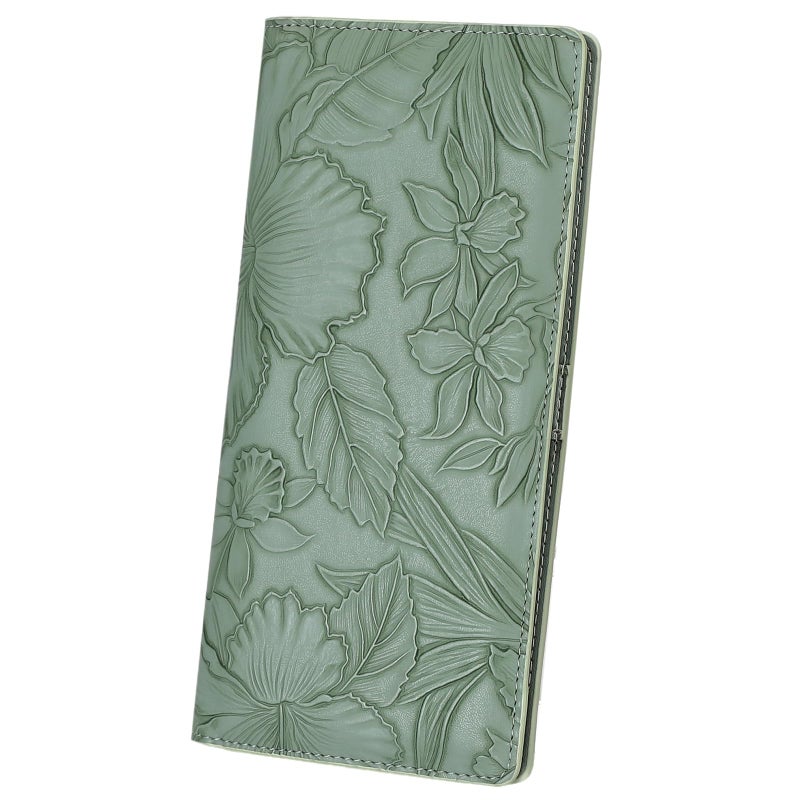 FALAN MULE Ultra Slim Thin Wallet for Women Bifold Leather RFID Blocking Designer Credit Card Holder - Image 1