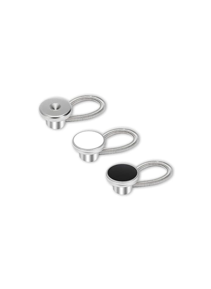 Generic Shirt Collar Button Extender, 3pcs Elastic Collar Extenders for Shirts, Premium Collar Extender for Men's Shirts, Button Extender for Dresses, Shirts, Suits, Coats  - Image 1