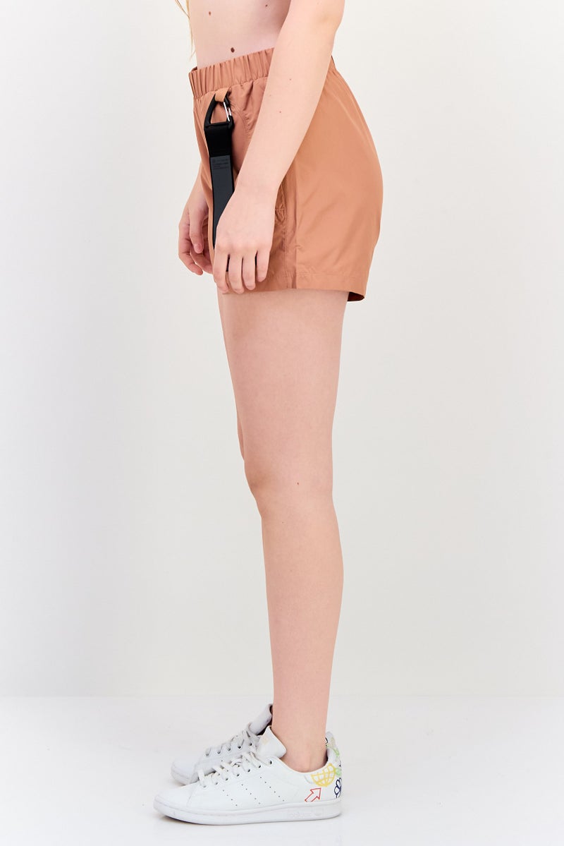 Adidas x Parley Women Sportswear Fit Outdoor Shorts, Light Brown - Image 2