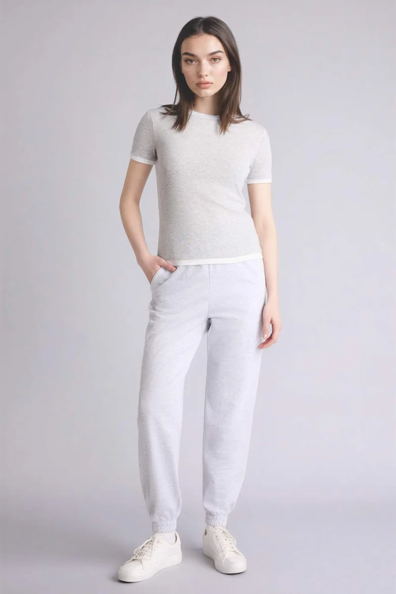 ديفاكتو jogger Basic Thin Sweatshirt Fabric Trousers