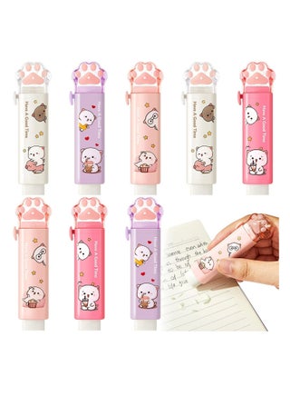 Erasers Cat Paw Shaped Cute Push Pull Design Retractable Erasers Pastel Aesthetic Erasers Pencil Kawaii Eraser Cute Rubber for Kids Students School Office Stationery Supplies 8 Pcs - pzsku/ZF772590D3F19BBA06D5DZ/45/_/1673575748/a842be06-94c7-49fc-a7fa-fe6928d50cf8