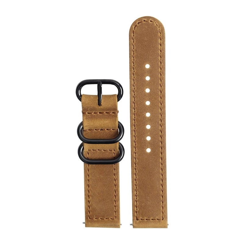 Bluejw New High-Quality Genuine Leather Watch Strap – Quick Release Replacement Band for Men & Women, Fits 18mm 20mm 22mm Watches, Ready to Ship - Image 1
