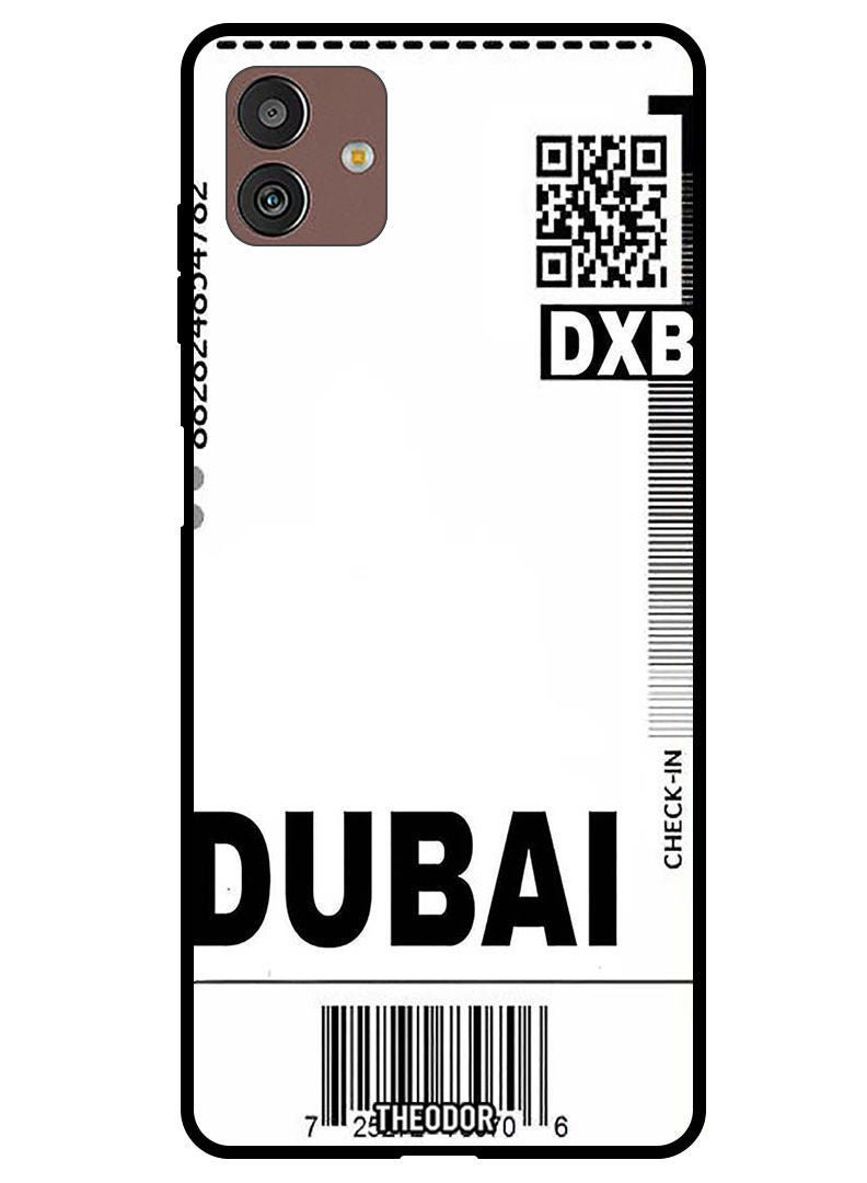 Theodor Protective Case Cover For Samsung Galaxy M13 5G   DXB Boarding pass - Image 1