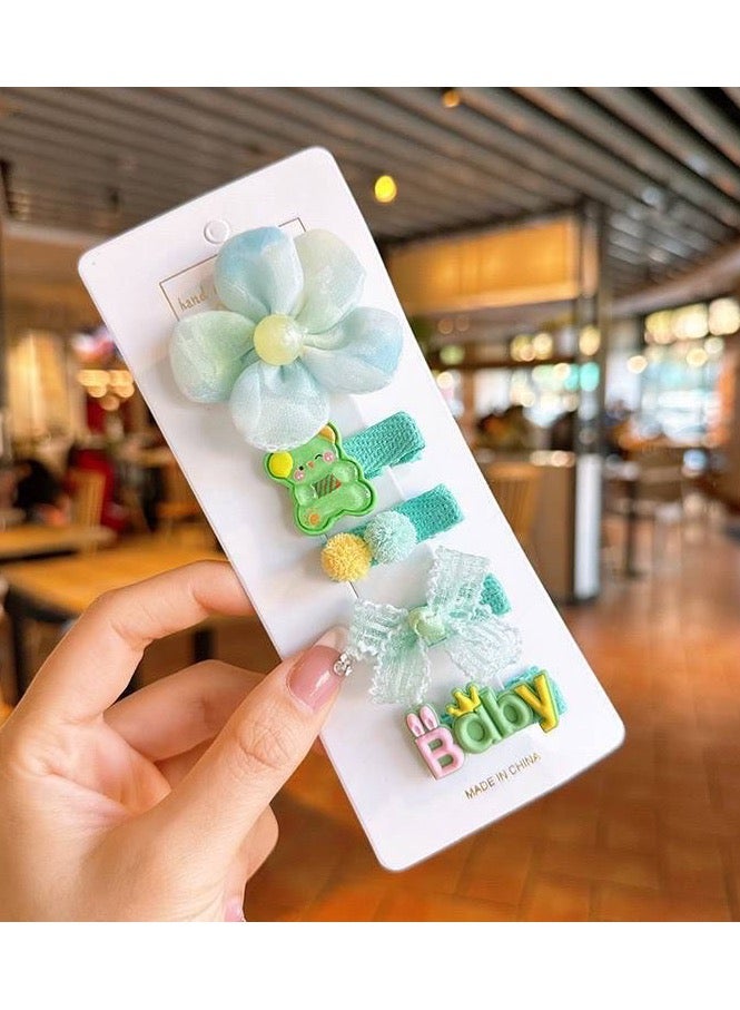 Tok Mangak for children, a bright and soft mix, a cartoon with 5 toks in the most beautiful colors (purple - brown - pink - fuchsia - yellow - green - beige) to give your girl's hair a touch of beauty every day - Image 5