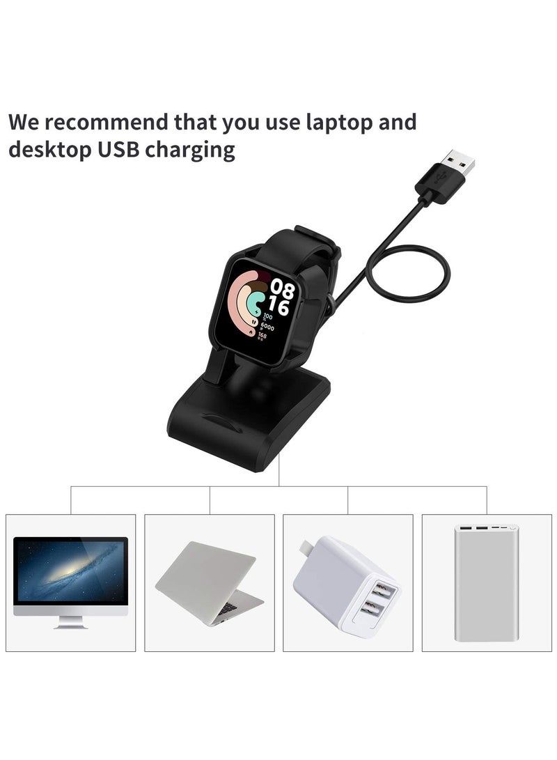 Stand Charger for Xiaomi Watch Mi Watch Lite Global Version and for Redmi Watch Charging Stand Fast Charge Stable Performance Compact Design for Travel Car Home Use 3.3ft - Image 3