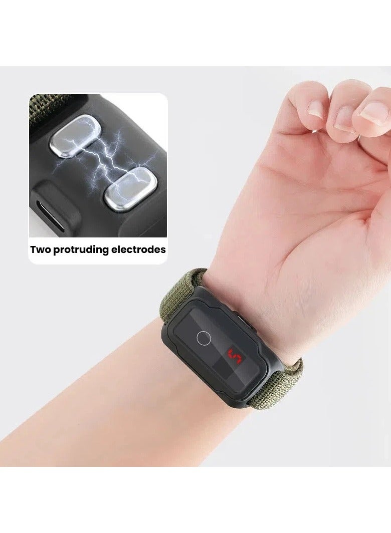 general Anti-Motion Sickness Wristband Physically Prevents Nausea Good for Boat and Car Rides Suitable for Home and Car Use USB - Image 3