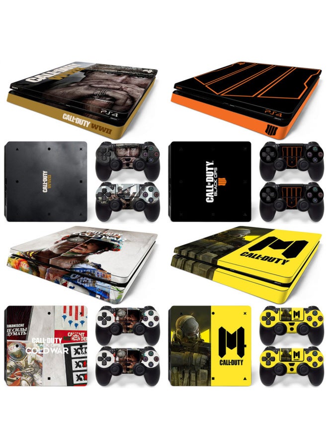 PS4 Slim Game Machine Full Body Sticker Full Body Sticker Protective Sticker Handle Sticker-Color:TN—PS4Slim—5602 - Image 2