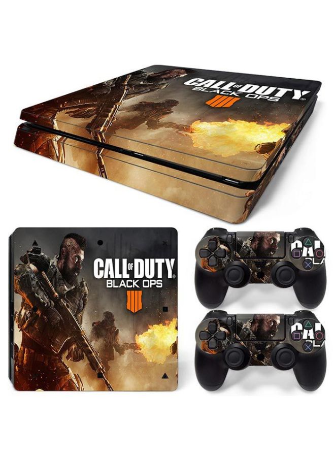PS4 Slim Game Machine Full Body Sticker Full Body Sticker Protective Sticker Handle Sticker-Color:TN—PS4Slim—5602 - Image 4