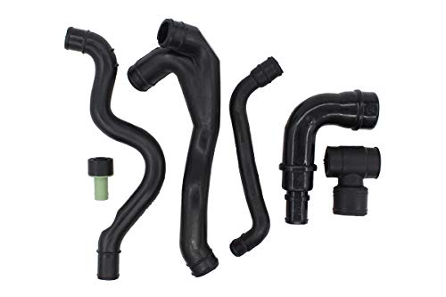 NewYall Engine Crankcase Breather Pipe Hose Tube Kit for Audi TT 18L 20002002 TT Quattro 18L 20002002 VW Golf 18L 20002002 Jetta 18L 20022003 Jetta GLS 18L 20002001 - Image 3