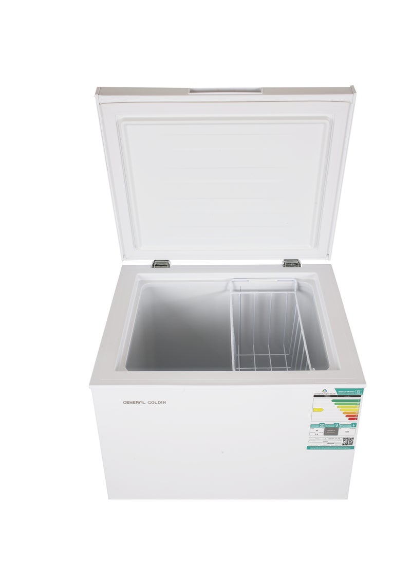 جنرال جولدن ثلاجة جنرال جولدين 95 لتر 3.4 قدم مكعب، ضاغط عالي الجودة بدون ضوضاء، سعة قصوى، سهلة النقل، لون أبيض - Image 2