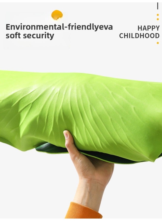 Foam Lotus Leaf Mat Children Frog Jumping Props Kindergarten Sensory Training Equipment Body Intelligent Outdoor Sports Game-Color:Inflatable Frog + Air Pump  - Image 4