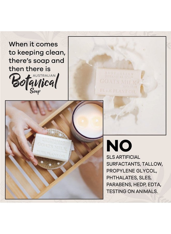 Australian Botanical Soap Goat'S Milk & Soya Bean Oil Pure Plant Oil Soap 6.8 Oz. 193G Bars 8 Count Packaging May Vary  - Image 4