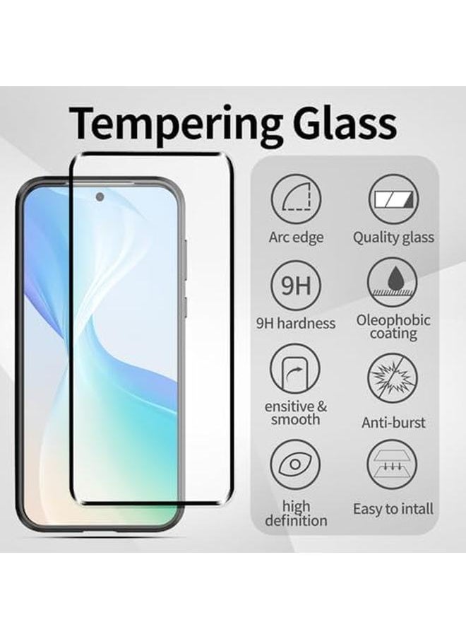 إيروريكس 1 قطعة بالإضافة إلى قطعتين متوافقتين مع جراب Xiaomi 14 Ultra وواقي شاشة من الزجاج المقوى بحلقة 360 درجة وغطاء كاميرا منزلق مقاوم للصدمات بدرجة عسكرية واقٍ شديد التحمل باللون الأسود  - Image 2