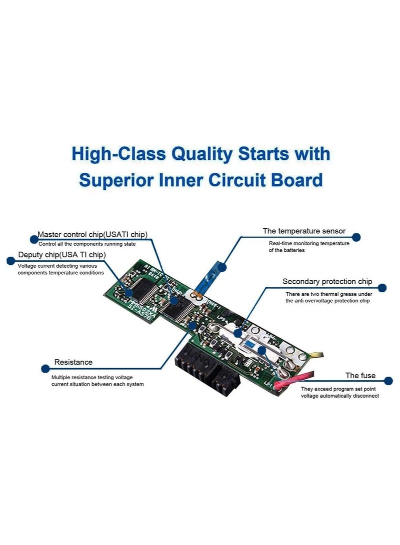 Max Power 52WH DXGH8 Laptop Battery Compatible with Dell XPS 13 7390 9370 9380 2019 Inspiron 13 7390 2-in-1 7391 2-in-1 5390 N5390 14 7490 Latitude 3301 E3301 E3311 H754V 0V48RM V48RM HK6N5 P113G001 7.6V 4-Cell - Image 4