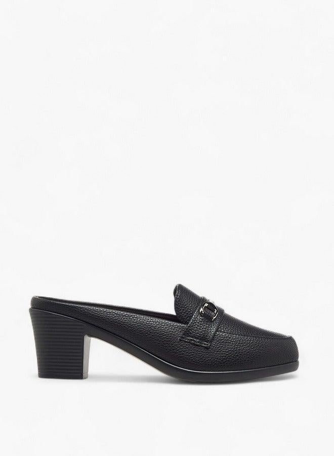 فلورا بيلا من شو إكسبرس ميش نسائي بنعل سميك مزين بمعدن وكعب مربع - Image 2