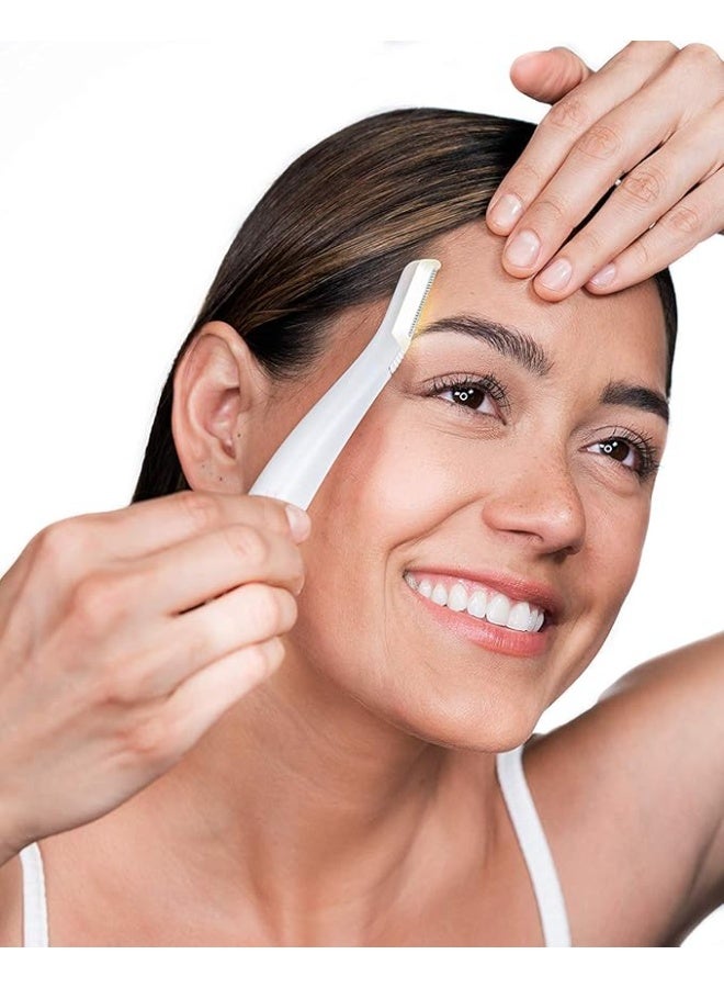 Flawless Dermaplan Glow White Facial Hair Removal Device - Image 4