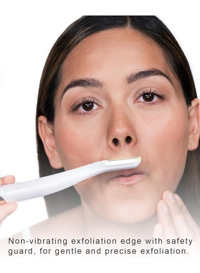 Flawless Dermaplan Glow White Facial Hair Removal Device - Image 3