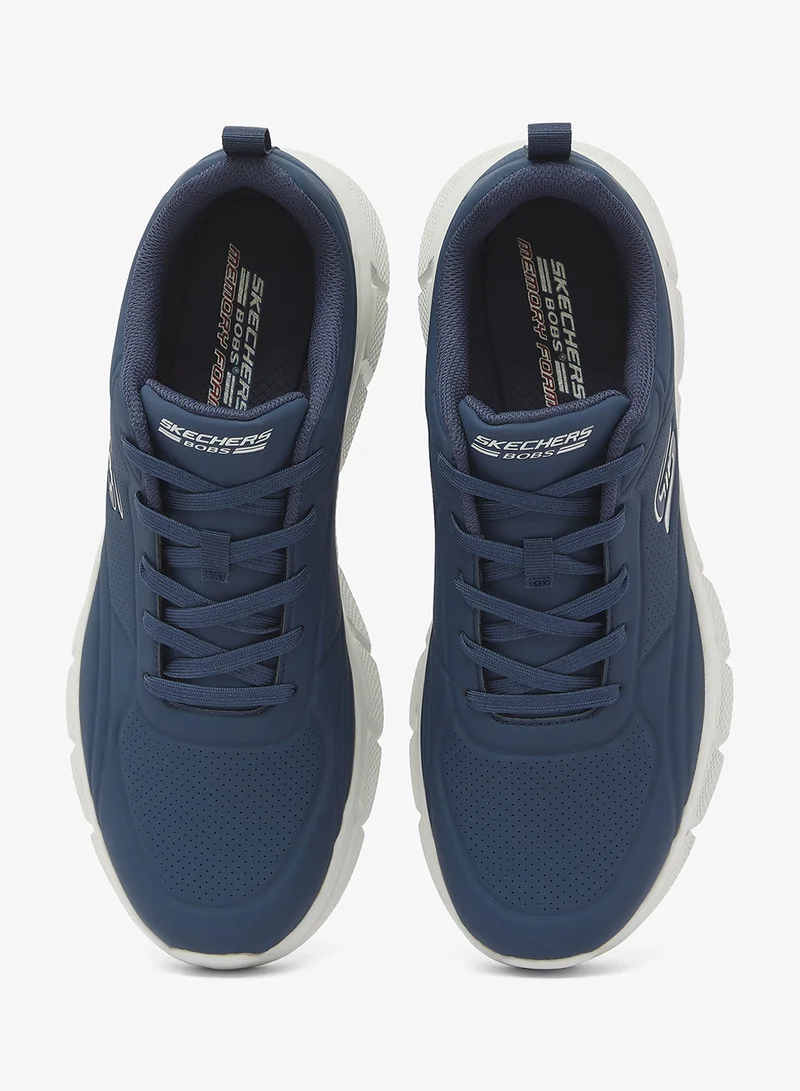 Skechers NAVY PU Bobs B Flex for Men | Best Price UAE