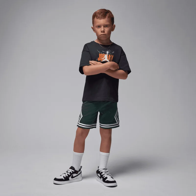 Jordan Green Kids' Dri-FIT Sport Diamond Shorts  | Best Price UAE