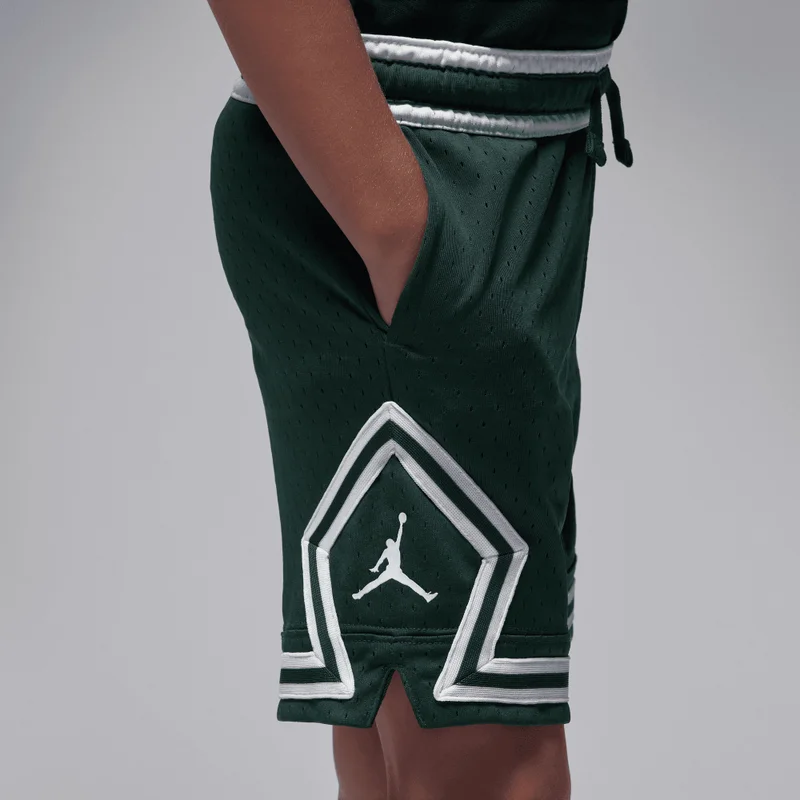 Jordan Green Kids' Dri-FIT Sport Diamond Shorts  | Best Price UAE