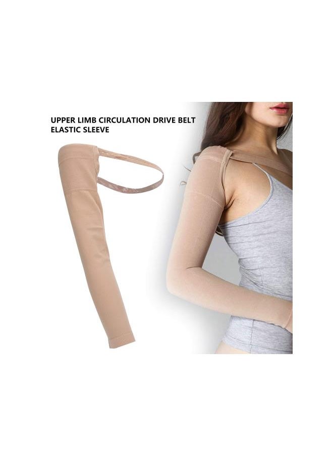 Generic - Post Mastectomy Compression Sleeve, Elastic Lymphedema Sleeve Arm Swelling Arm Lymphedema Edema Arm Support Brace for Preventing Arm Lymphedema and Other Symptoms(XL) - Image 1