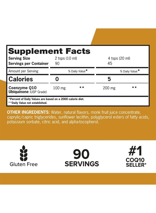 Qunol Liquid CoQ10 100mg, Superior Absorption Natural Supplement Form of Coenzyme Q10, Antioxidant for Heart Health, Orange Pineapple, 90 Servings, 30.4 Fl Oz - Image 5