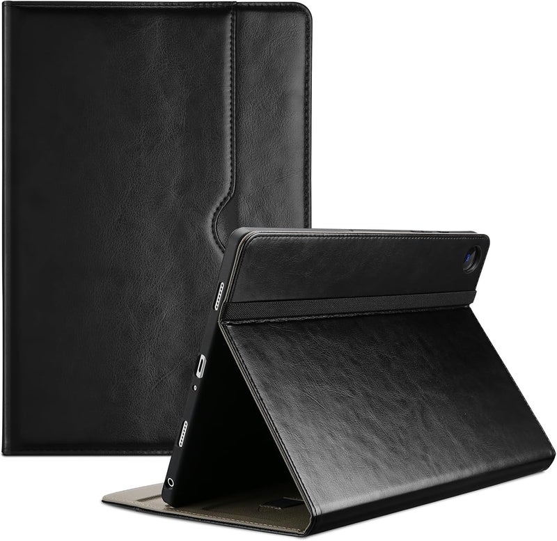 Procases For Galaxy Tab A9 Plus 11 Inch Case Model Sm-X210 X215 X216B , Premium Pu Leather Protective Cover Stand Folio Case With Strap For 2023 Release Galaxy Tab A9+ Tablet 11" -Black - Image 1